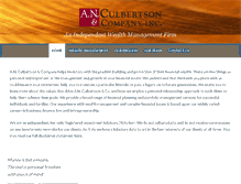 Tablet Screenshot of anculbertson.com
